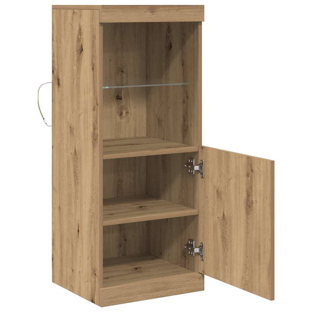 Sideboard Eiche handwerklich 41 x 37 x 100 cm Holzwerkstoff
