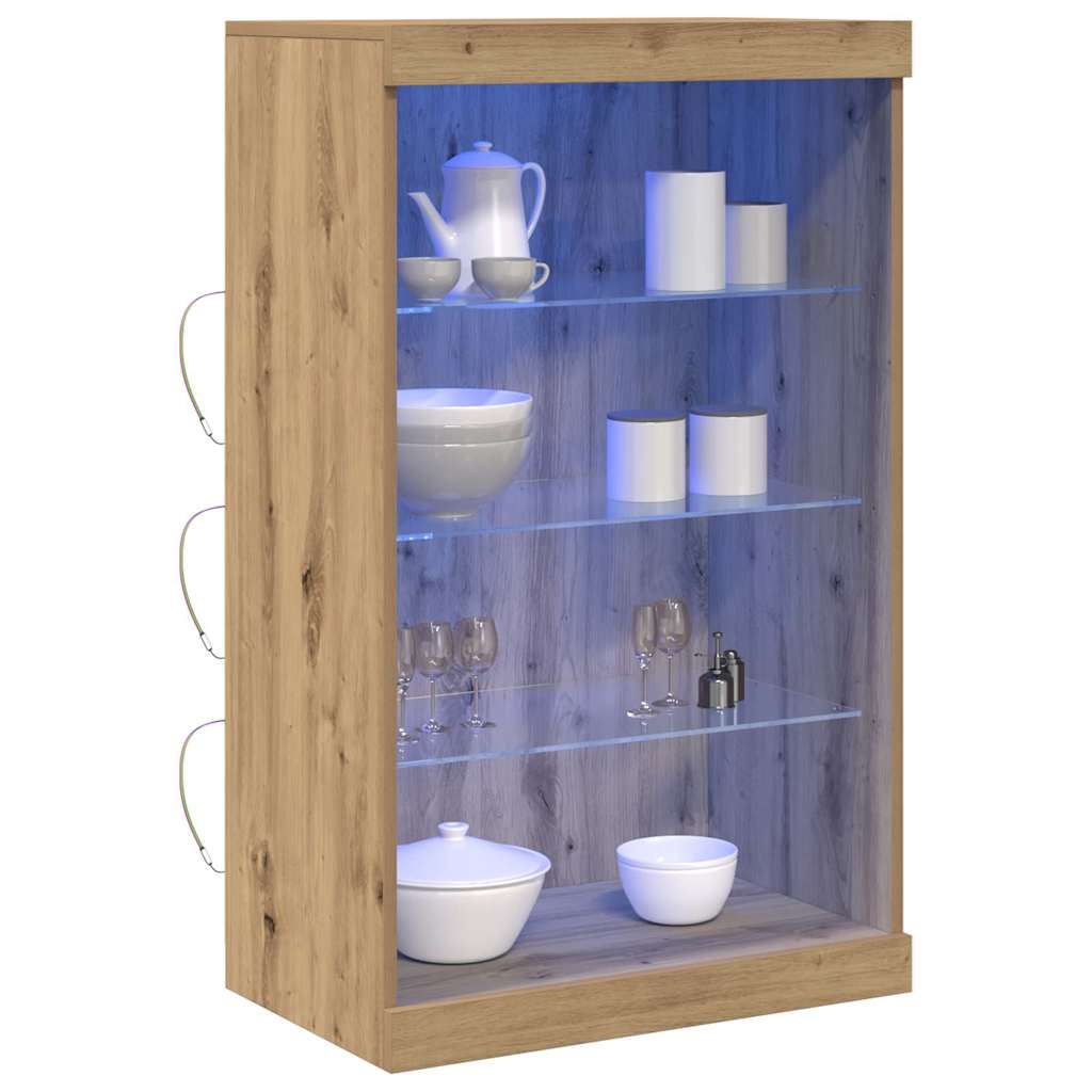 Sideboard Eiche handwerklich 60,5 x 37 x 100 cm Holzwerkstoff