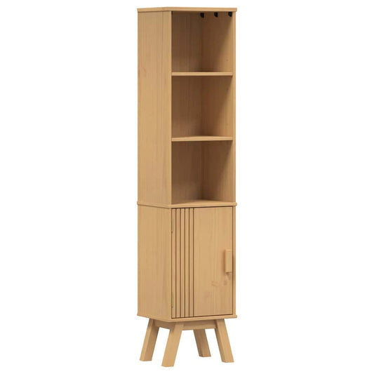 Badezimmer Schrank mit Regal Olden Braun 35 x 30 x 159 cm