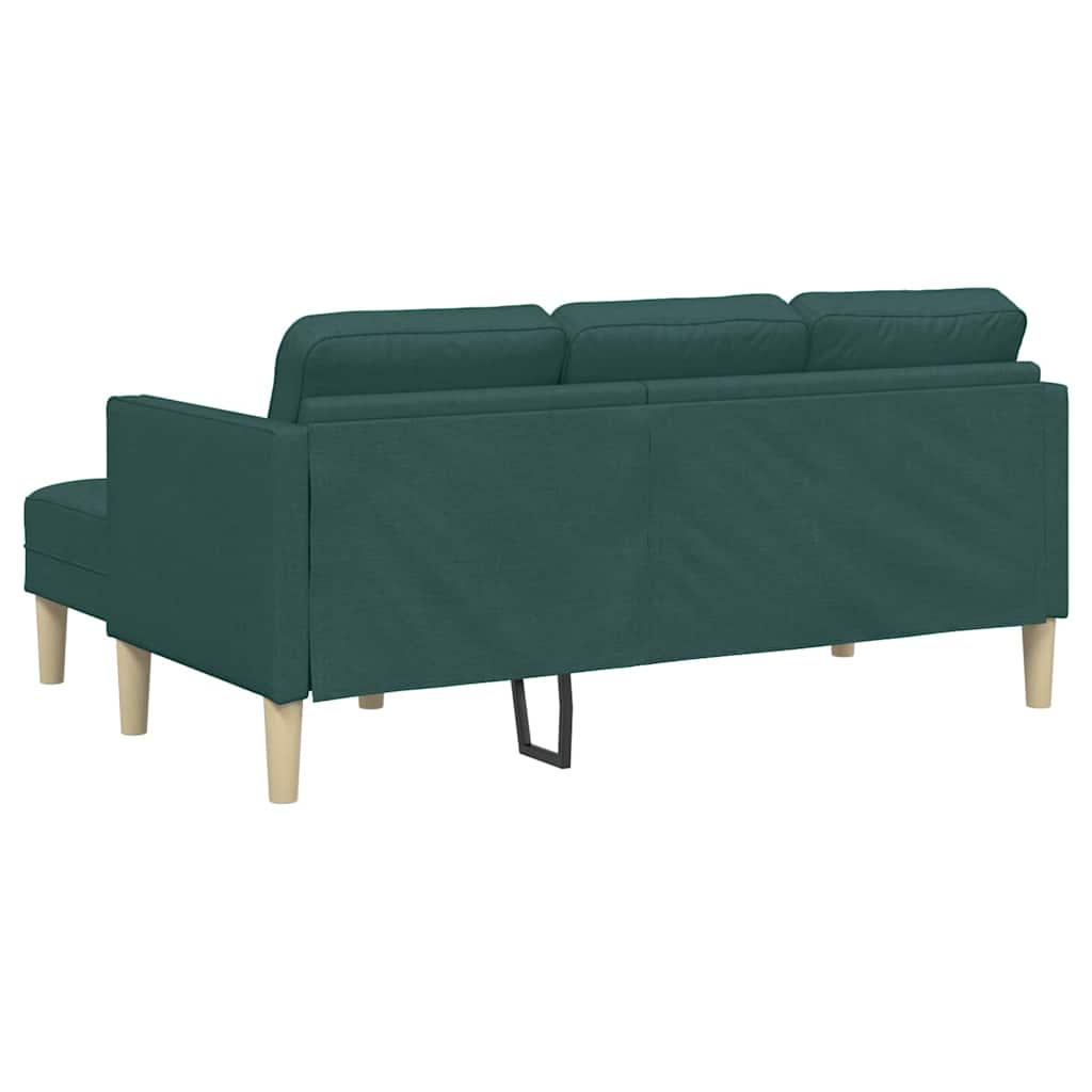 Sofa Set Dunkelgrün 173 x 131 x 67 cm Stoff