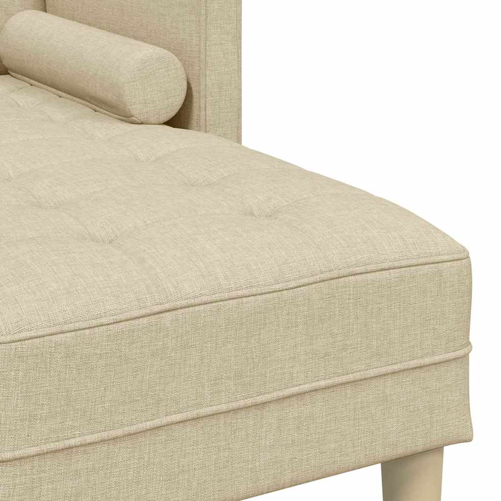Sofa Set Creme 173 x 131 x 67 cm Stoff