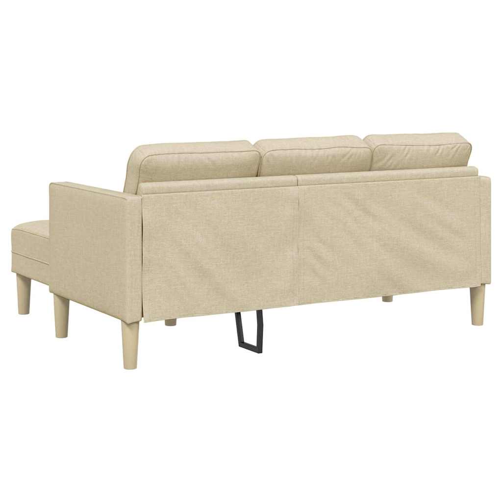 Sofa Set Creme 173 x 131 x 67 cm Stoff