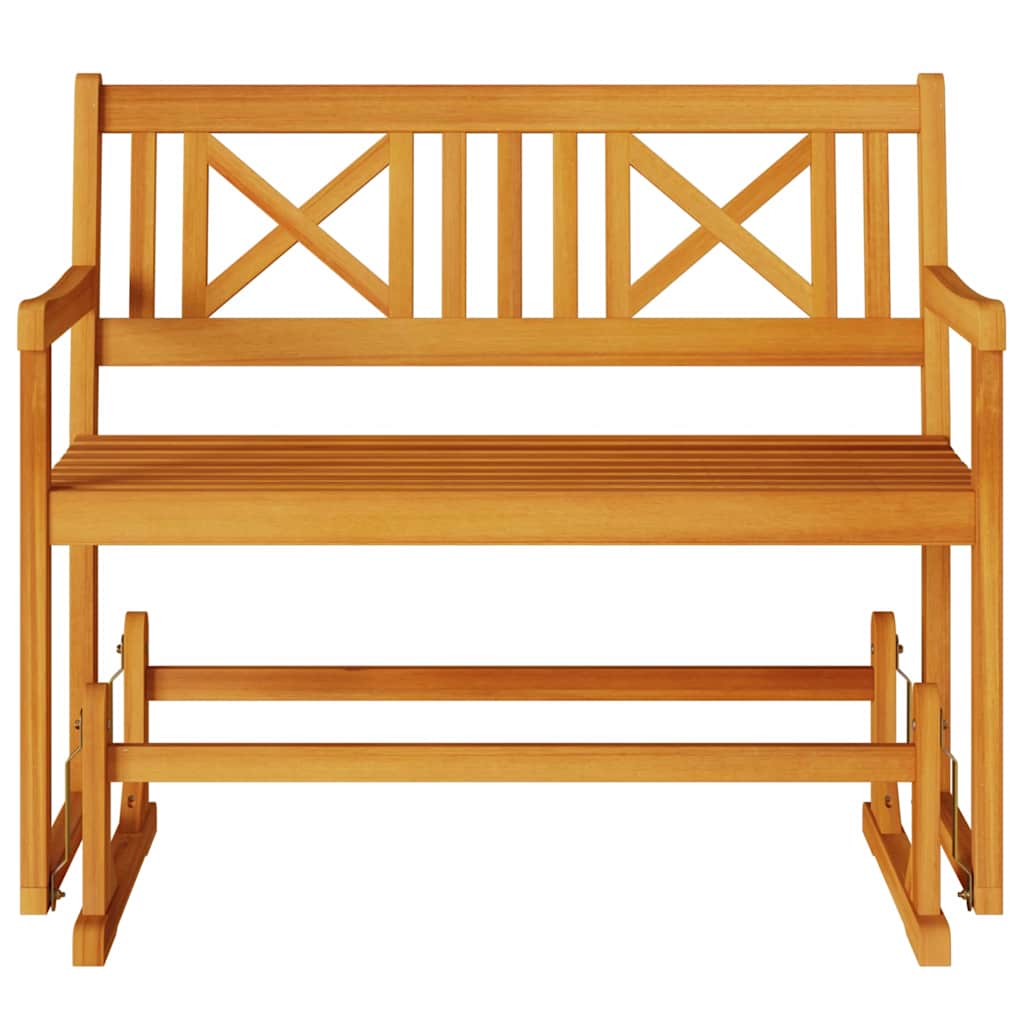 Garten Schaukeltbank Braun 110 x 59 x 97cm Massivholz Akazie