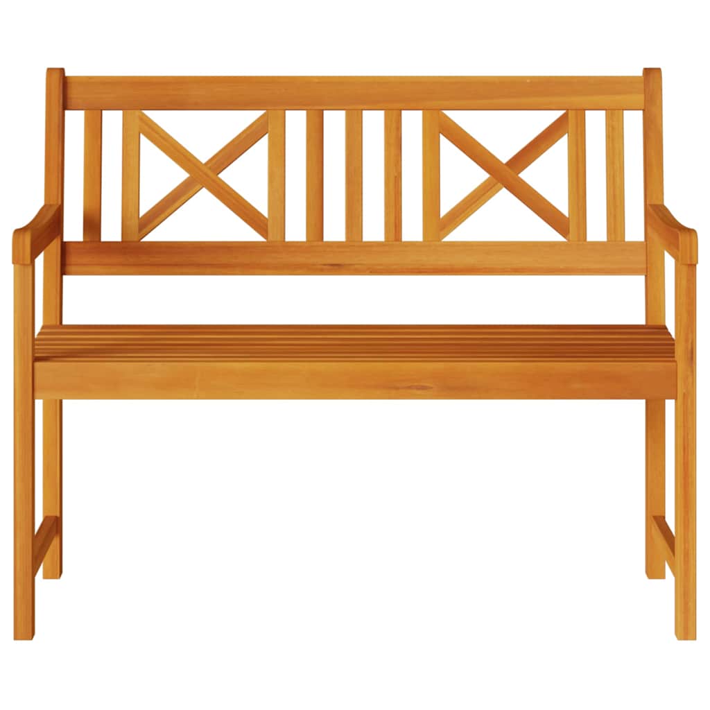 Gartenbank Braun 110 x 56 x 90 cm Massivholz Akazie