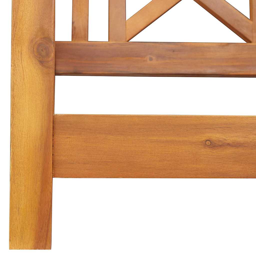 Gartenschaukelbank Braun 119 x 35 x 47 cm Massivholz Akazie