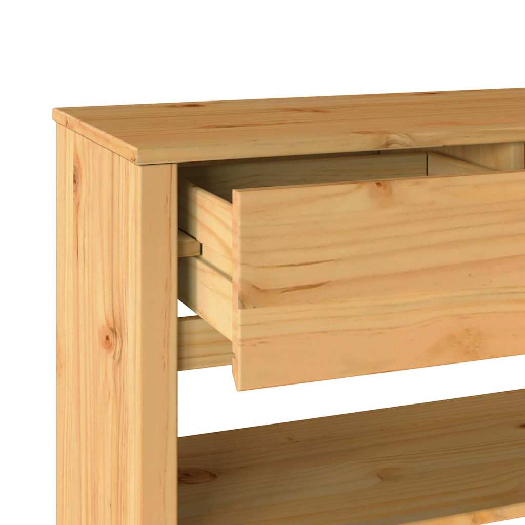 Konsolentisch Drammen Eiche 89,5 x 37 x 73 cm Massivholz Kiefer