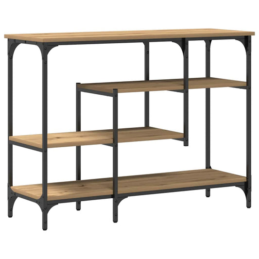 Konsolentisch mit Regal Artisan-Eiche 100 x 35 x 75 cm