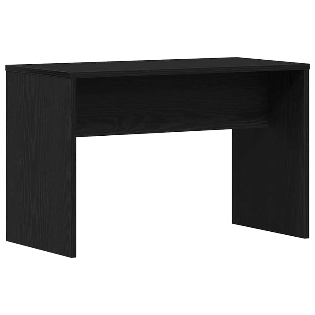 Schminktisch Set 2 pcs Schwarz Eichen-Optik 74.5 x 40 x 141 cm