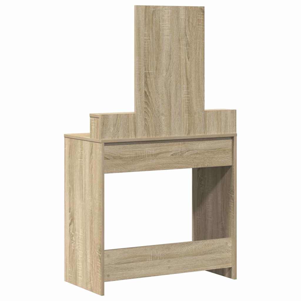 Schminktisch Sonoma-Eiche 79 x 41 x 140 cm Holzwerkstoff