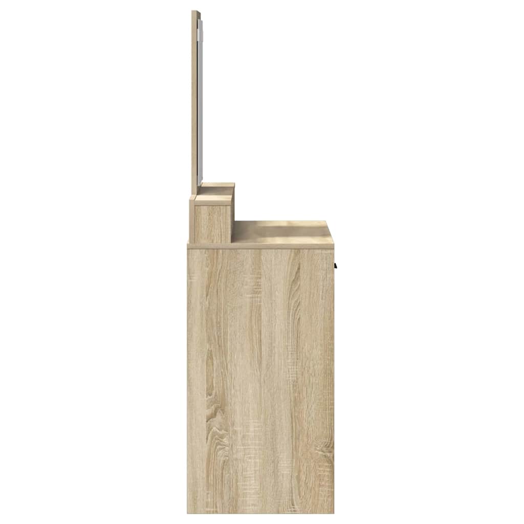 Schminktisch Sonoma-Eiche 79 x 41 x 140 cm Holzwerkstoff
