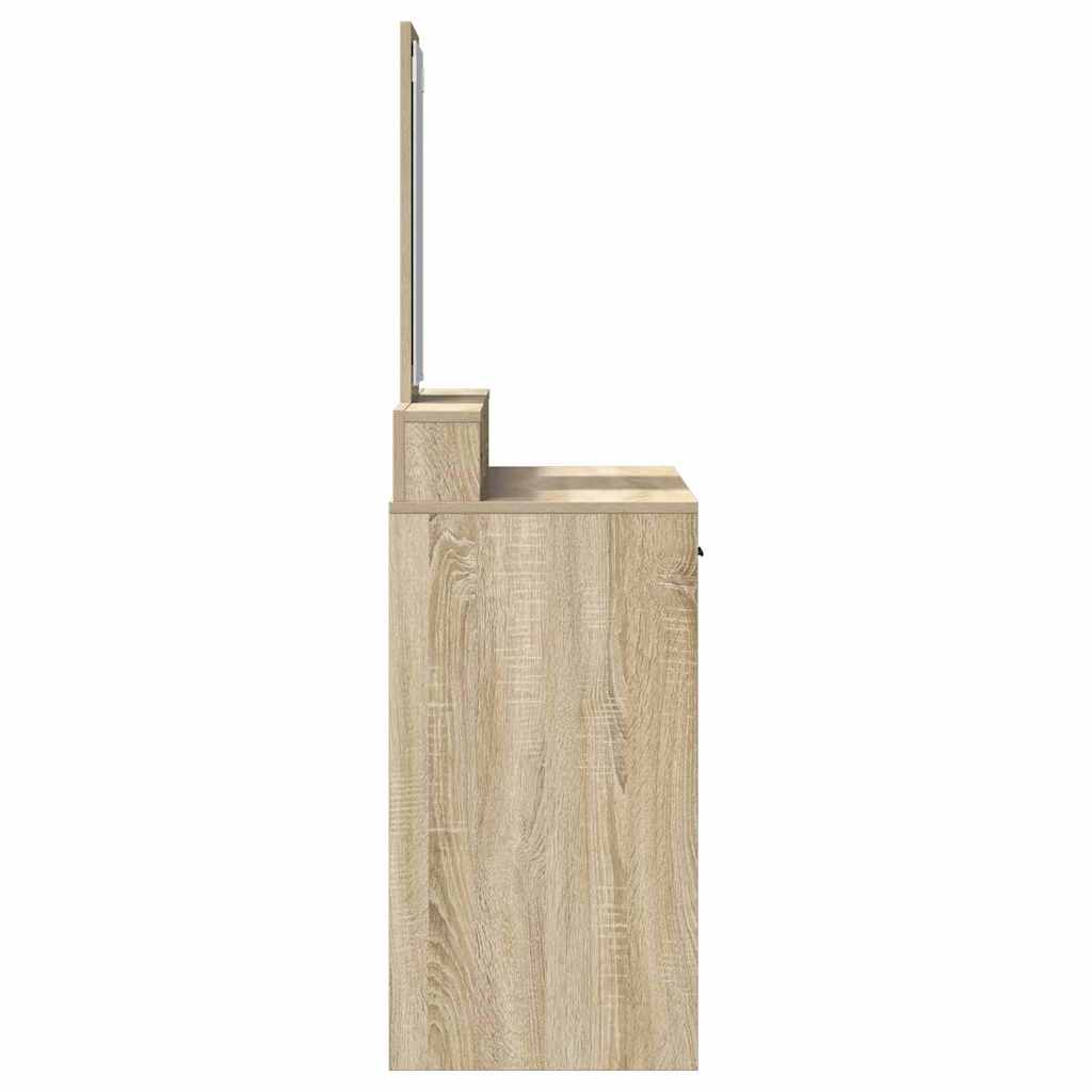 Schminktisch Sonoma-Eiche 100 x 41 x 140 cm Holzwerkstoff