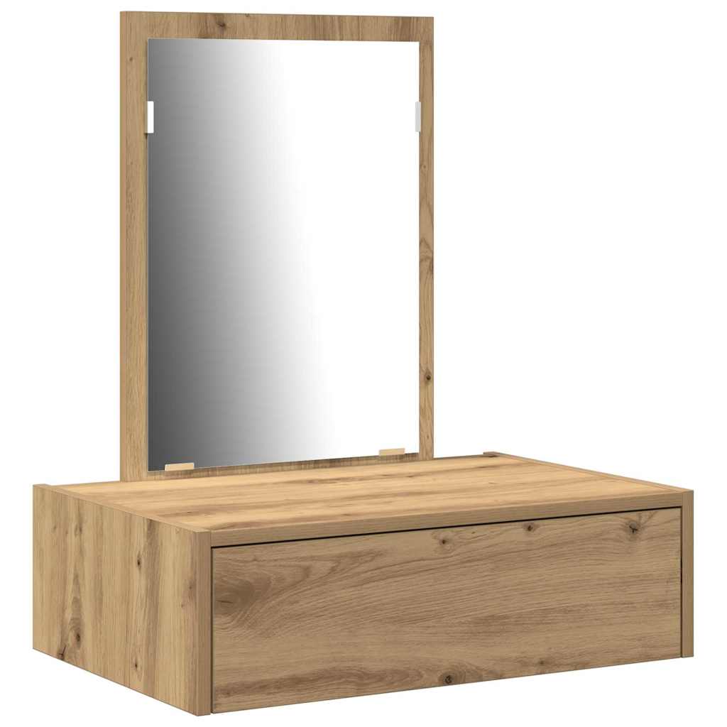 Schminktisch mit Schubladen Braun 60 x 40 x 70 cm Holzwerkstoff