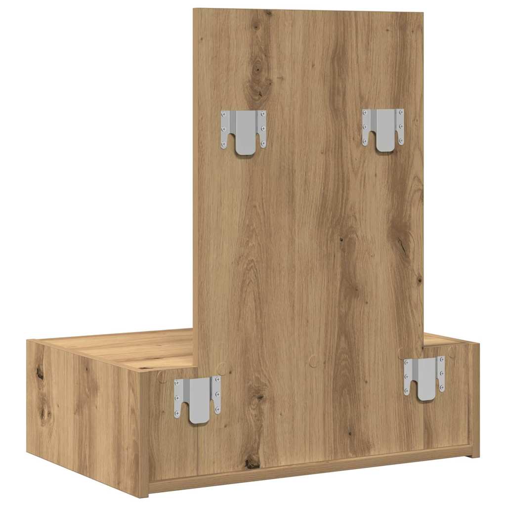 Schminktisch mit Schubladen Braun 60 x 40 x 70 cm Holzwerkstoff