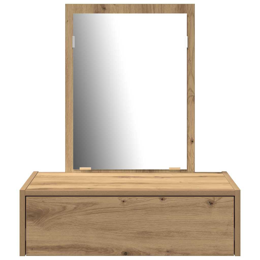 Schminktisch mit Schubladen Braun 60 x 40 x 70 cm Holzwerkstoff