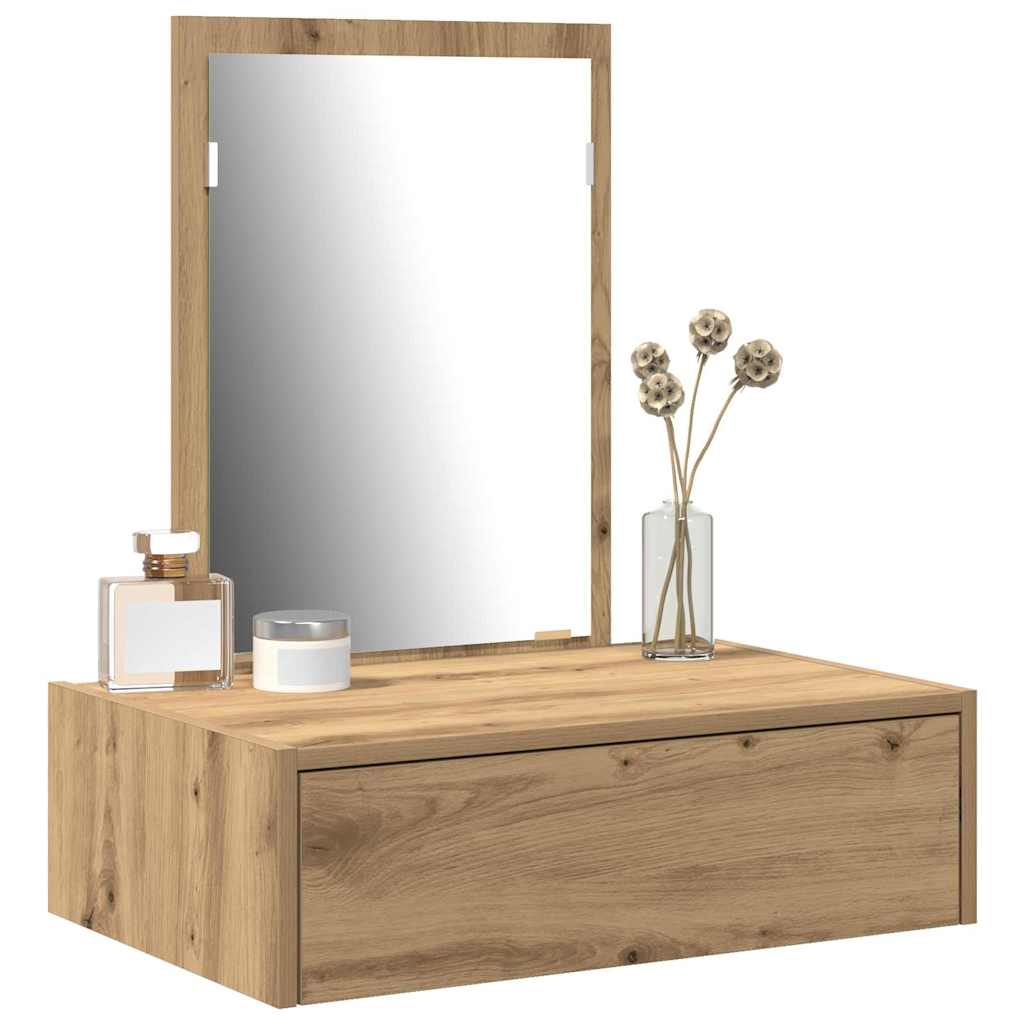 Schminktisch mit Schubladen Braun 60 x 40 x 70 cm Holzwerkstoff