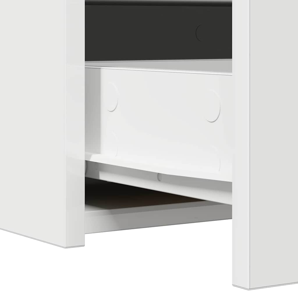 Schminktisch mit Schubladen Weiß 83 x 40 x 70 cm Holzwerkstoff