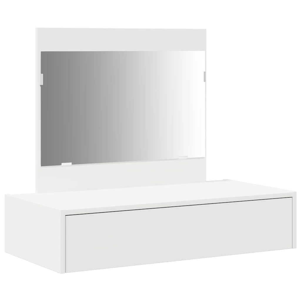 Schminktisch mit Schubladen Weiß 83 x 40 x 70 cm Holzwerkstoff