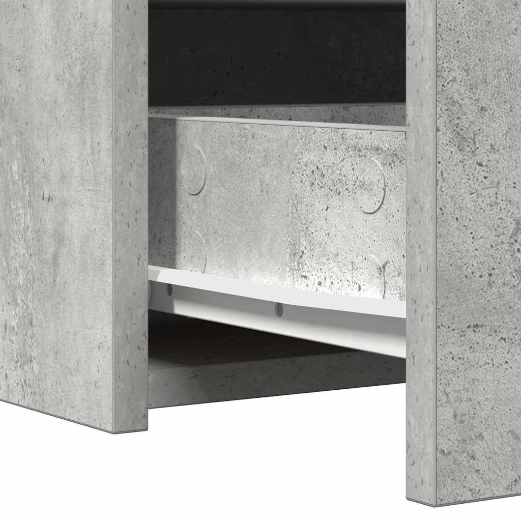 Schminktisch mit Schubladen Grau 83 x 40 x 70 cm Holzwerkstoff