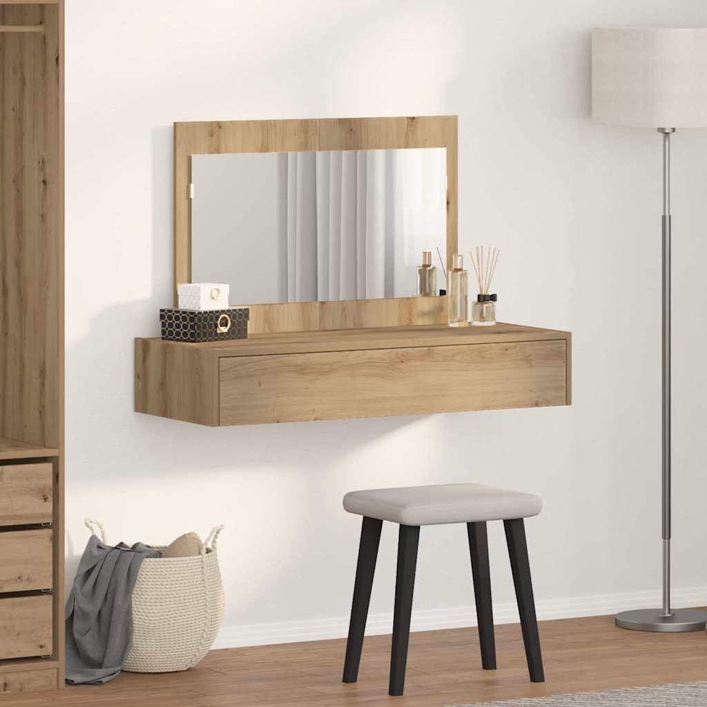 Schminktisch mit Speicher Braun 100 x 40 x 70 cm Holzwerkstoff
