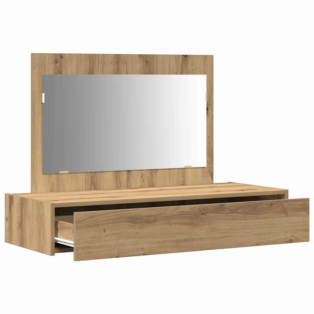 Schminktisch mit Speicher Braun 100 x 40 x 70 cm Holzwerkstoff
