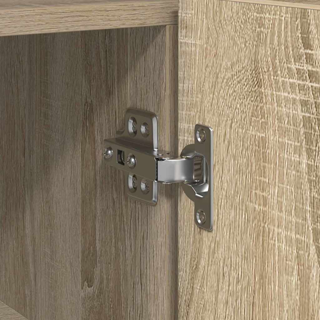 Sideboard Sonoma-Eiche 116 x 30 x 75 cm Holzwerkstoff