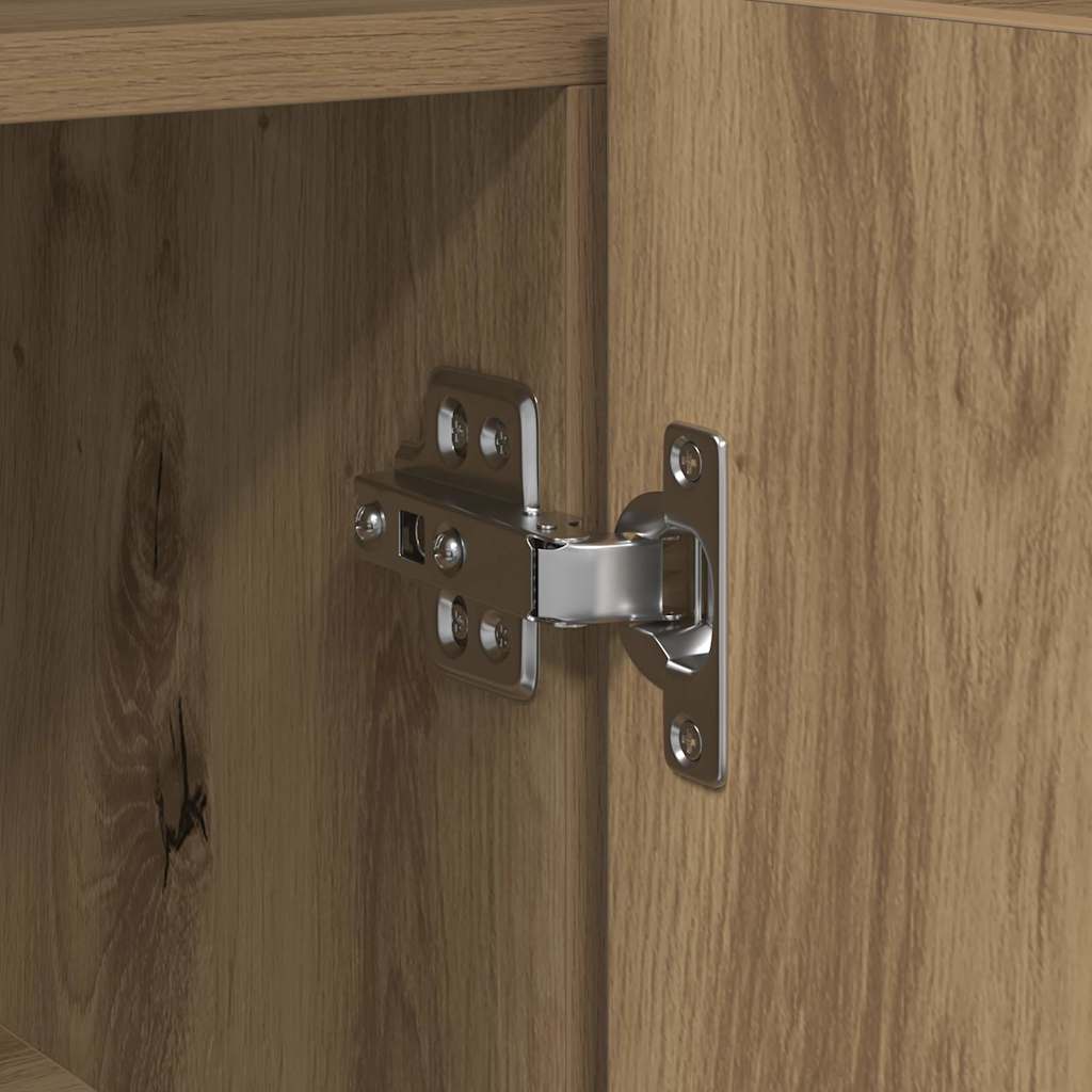 Sideboard Artisan-Eiche 116 x 30 x 75 cm Holzwerkstoff