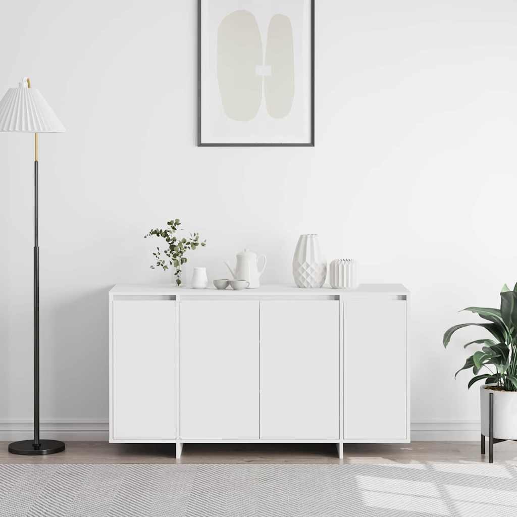 Sideboard Weiß 135 x 41 x 69 cm Holzwerkstoff