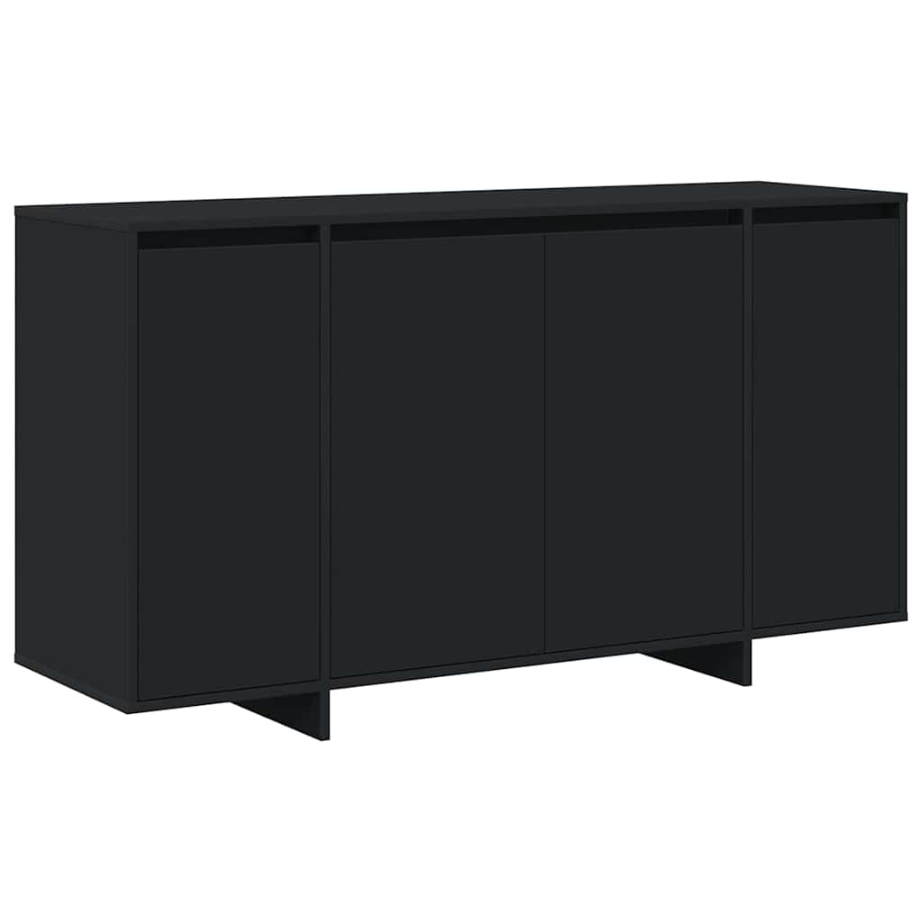Sideboard Schwarz 135 x 41 x 69 cm Holzwerkstoff