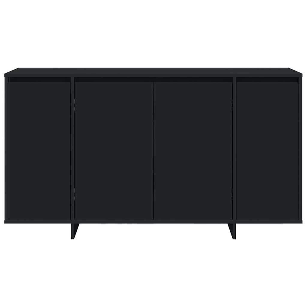 Sideboard Schwarz 135 x 41 x 69 cm Holzwerkstoff