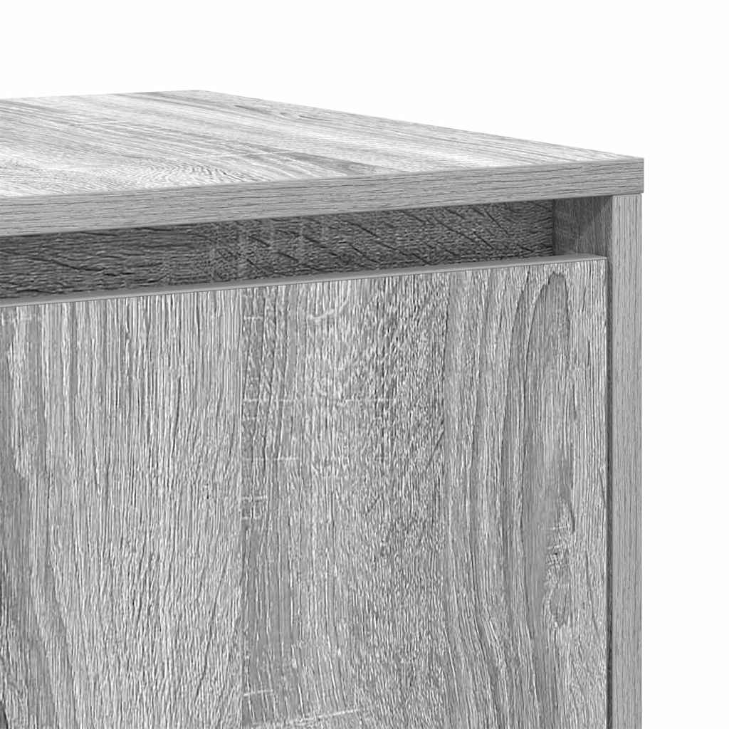 Sideboard Grau Sonoma 135 x 41 x 69 cm Holzwerkstoff