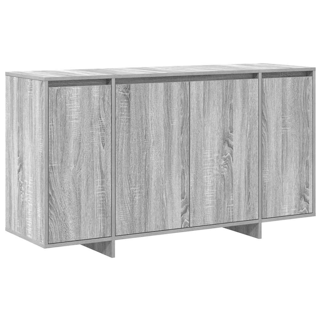 Sideboard Grau Sonoma 135 x 41 x 69 cm Holzwerkstoff