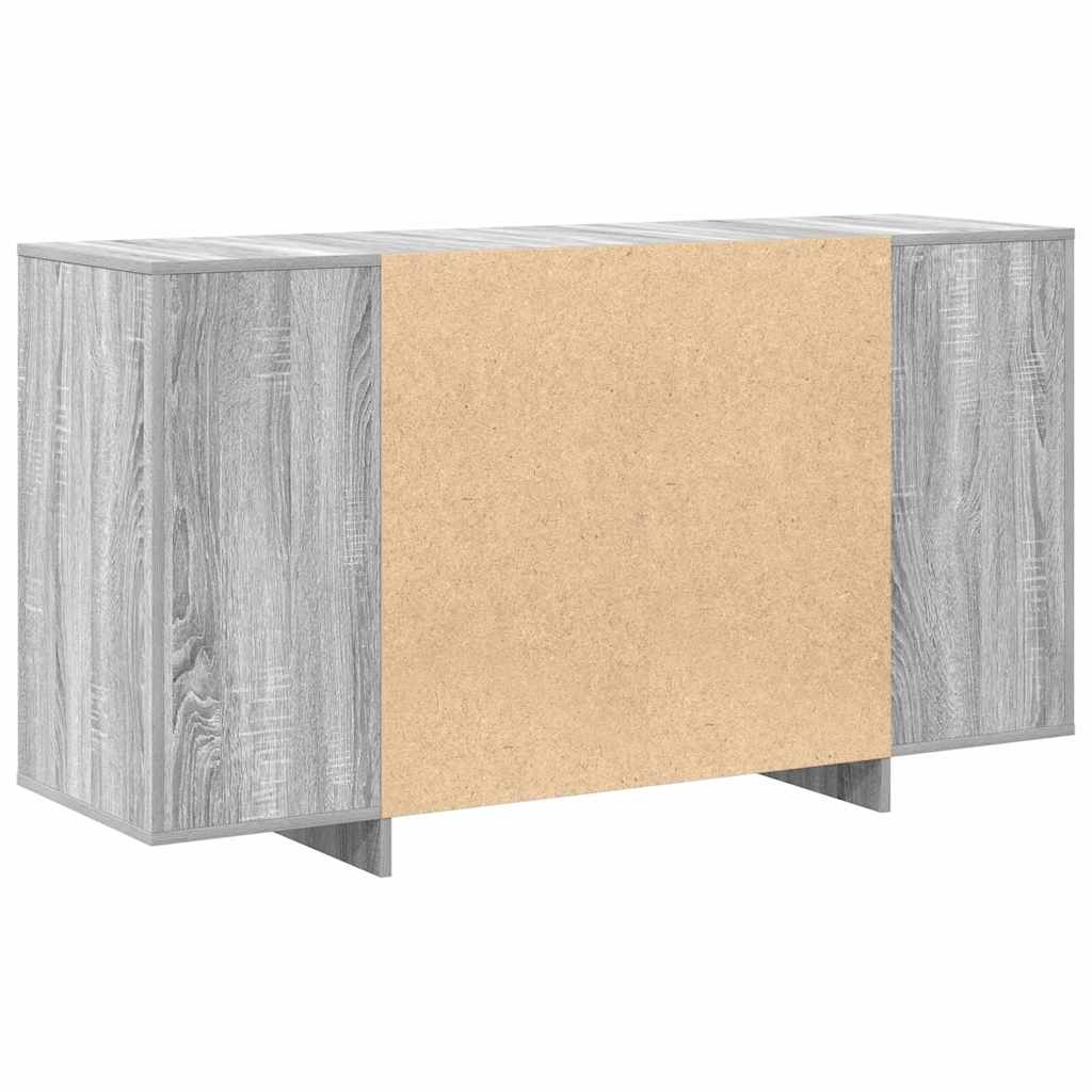 Sideboard Grau Sonoma 135 x 41 x 69 cm Holzwerkstoff