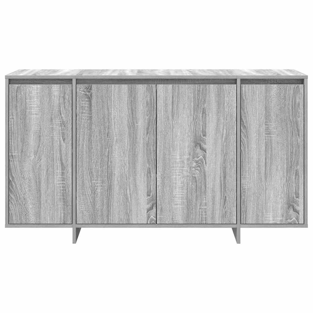 Sideboard Grau Sonoma 135 x 41 x 69 cm Holzwerkstoff
