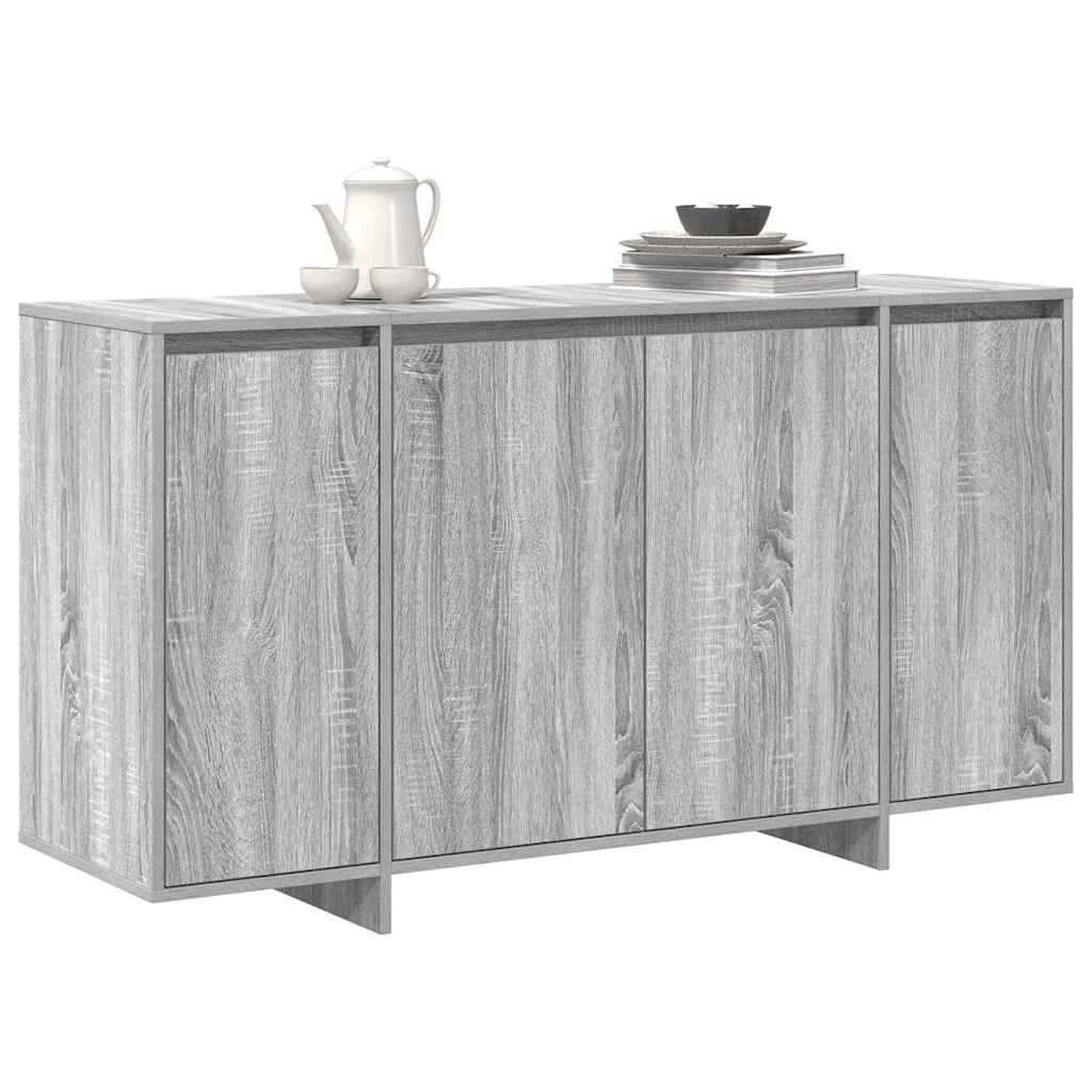 Sideboard Grau Sonoma 135 x 41 x 69 cm Holzwerkstoff