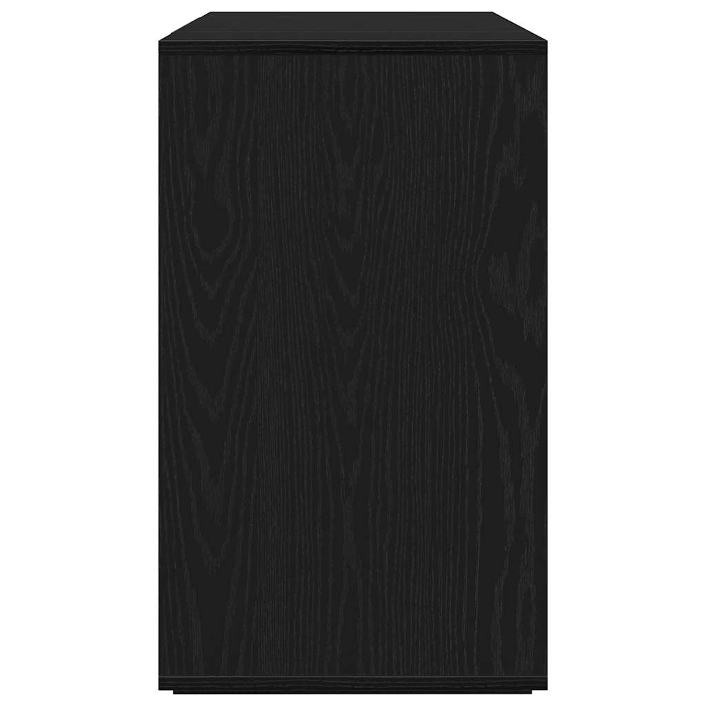 Sideboard Schwarz Eichen-Optik 135 x 41 x 69 cm Holzwerkstoff