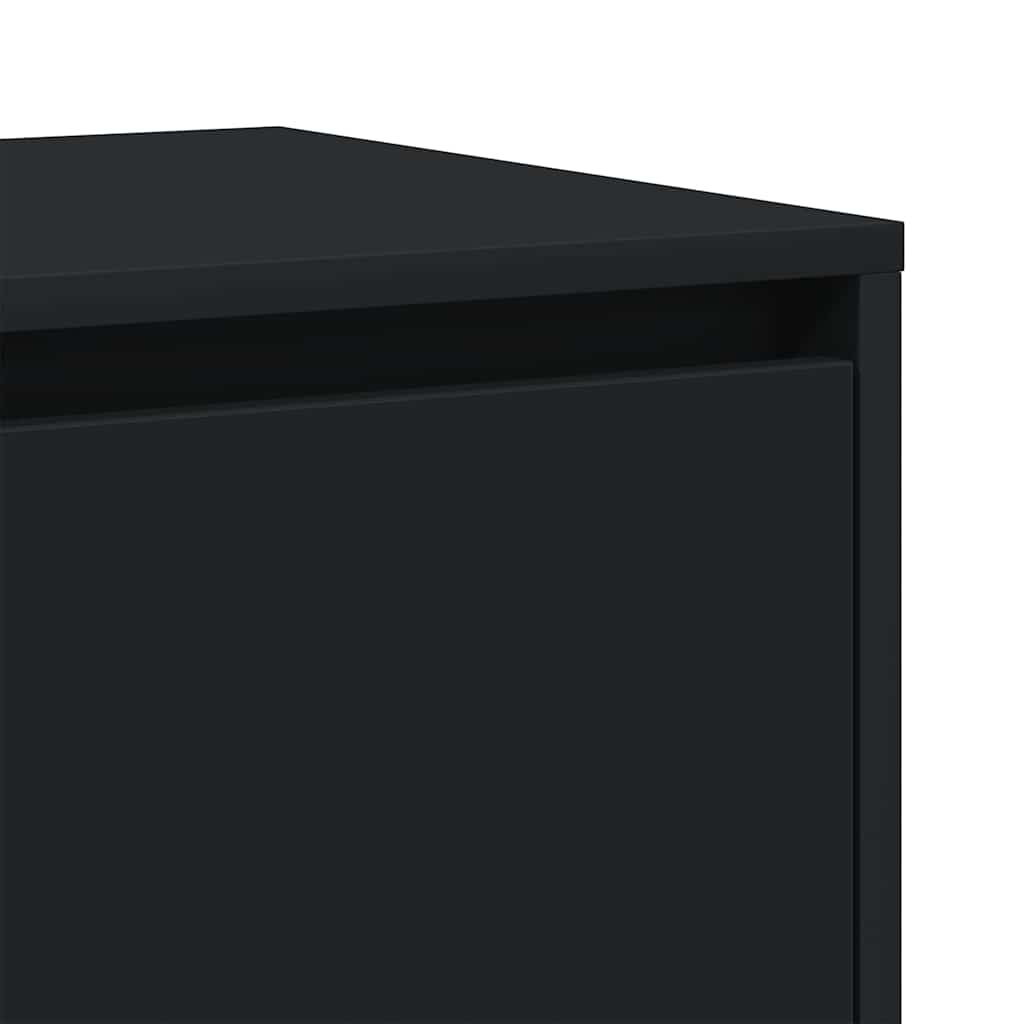 Sideboard Schwarz 120 x 41 x 75 cm Holzwerkstoff