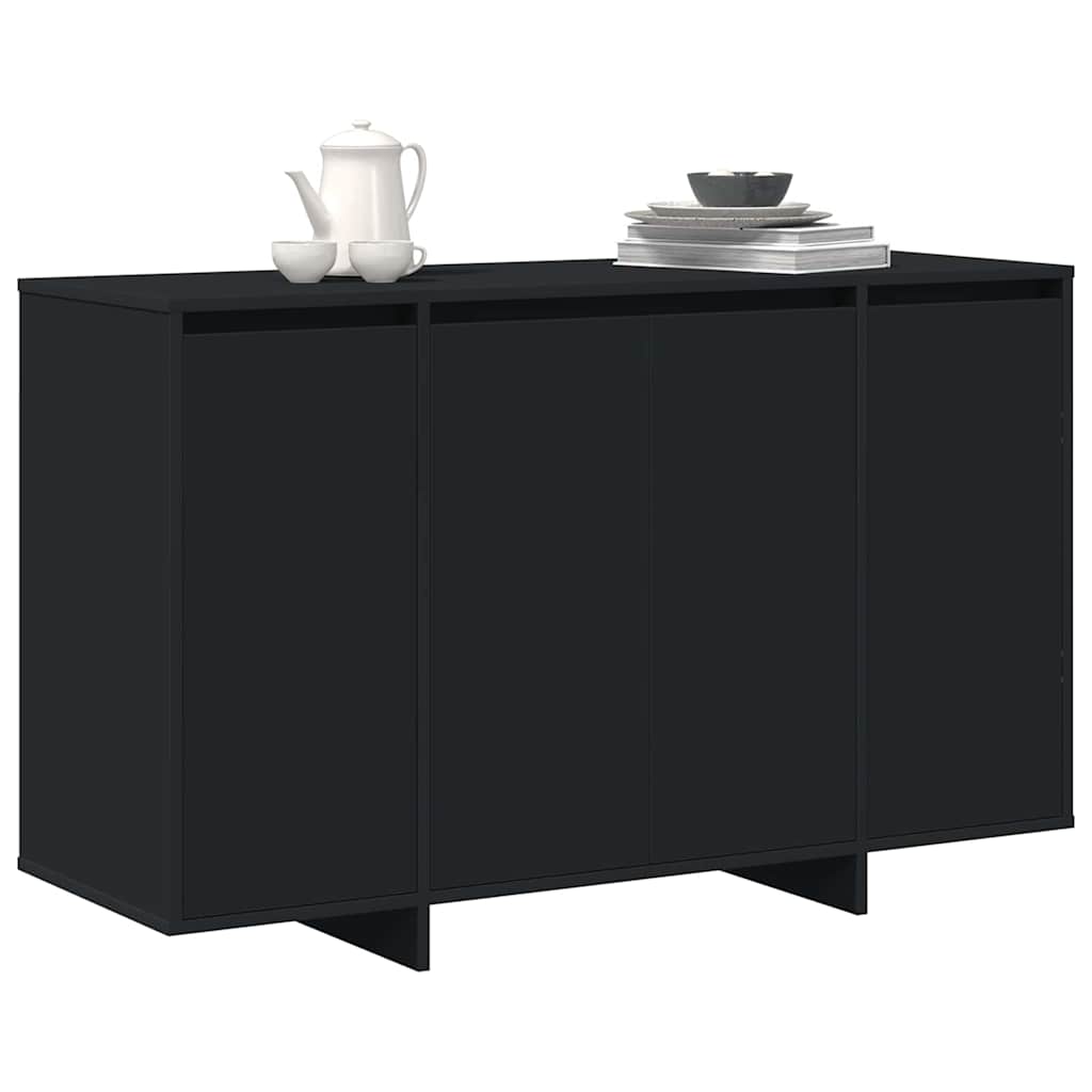 Sideboard Schwarz 120 x 41 x 75 cm Holzwerkstoff