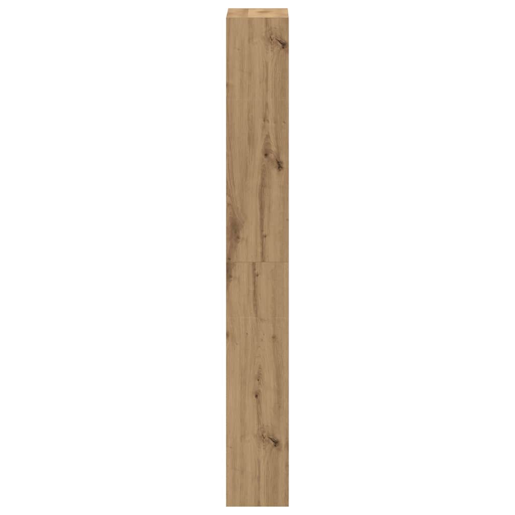 Schuhschrank Artisan-Eiche 80 x 21 x 163.5 cm Holzwerkstoff