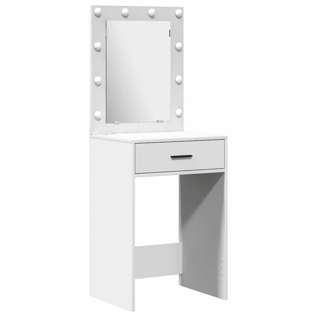 Schminktisch 3 pcs Weiß 40 x 41 x 135 cm Holzwerkstoff