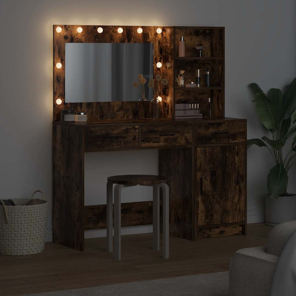 Schminktisch 2 pcs Braun 78,5 x 41 x 135 cm Holzwerkstoff