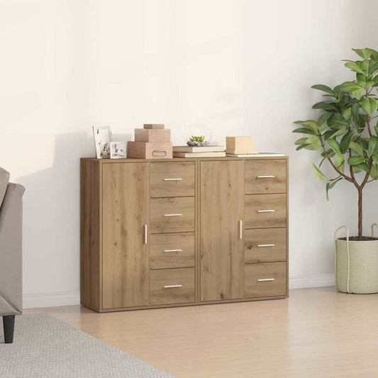 Sideboards 2 pcs Artisan-Eiche 60 x 31 x 84 cm Holzwerkstoff