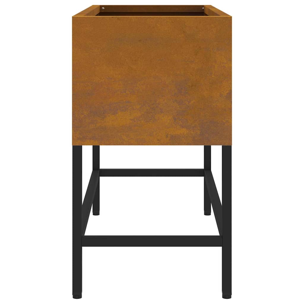 Hochbeet Gartenpflanzer Rostig 60 x 26 x 45 cm