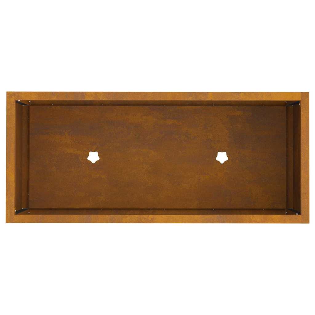 Hochbeet Gartenpflanzer Rostig 60 x 26 x 45 cm
