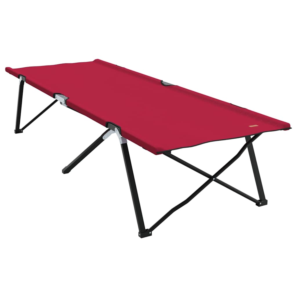 Klapp Schlafbett fürs Camping Rot 206 x 76 x 74 cm Oxford Stoff