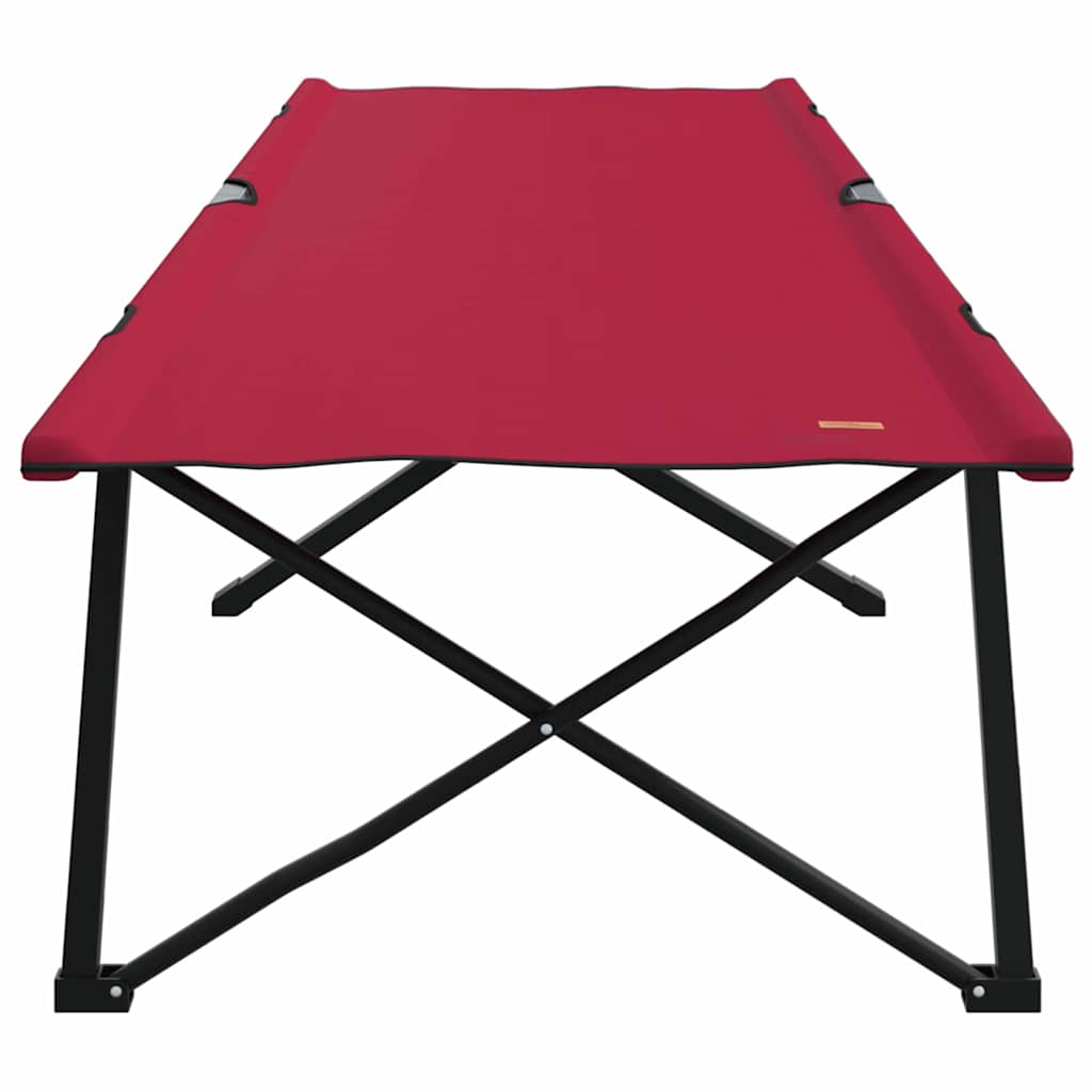 Klapp Schlafbett fürs Camping Rot 206 x 76 x 74 cm Oxford Stoff