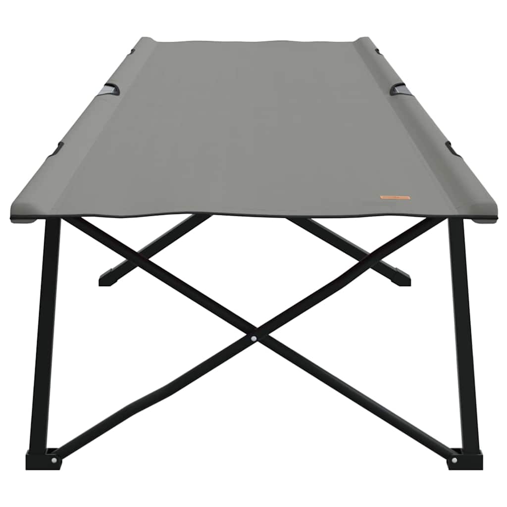 Klapp Schlafbett fürs Camping Falten Grau 206 x 76 x 74 cm