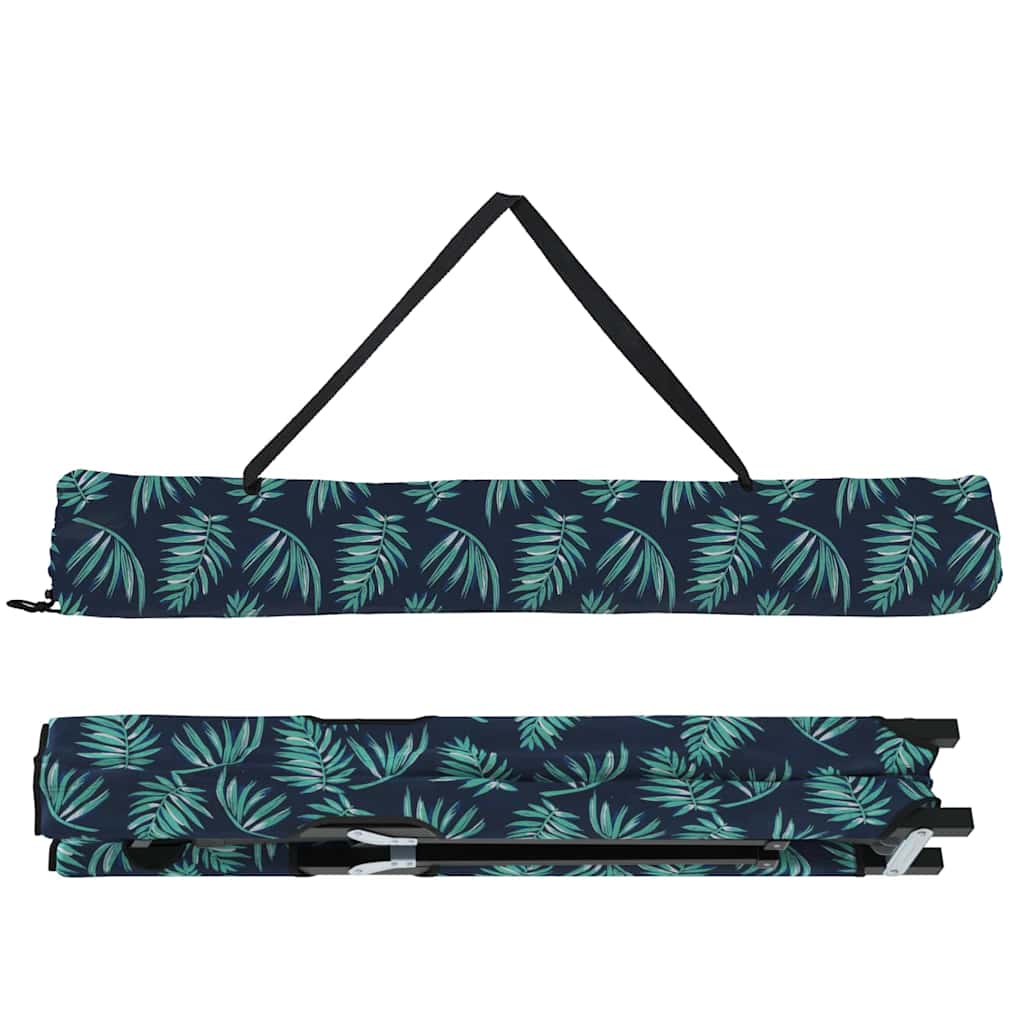 Klapp Schlafbett fürs Camping Falten Manuell 2 pcs Blattmuster