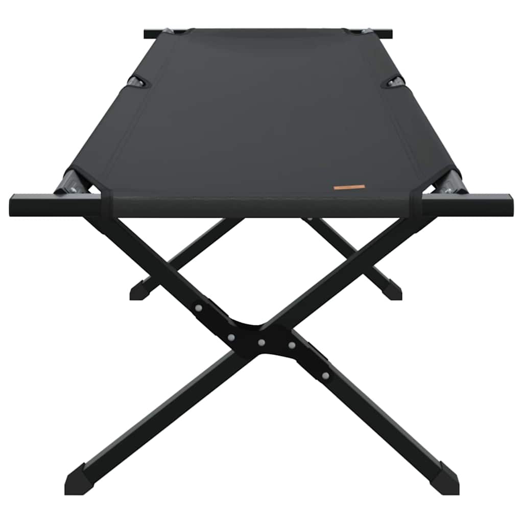 Klapp Schlafbett fürs Camping Schwarz Oxford Stoff