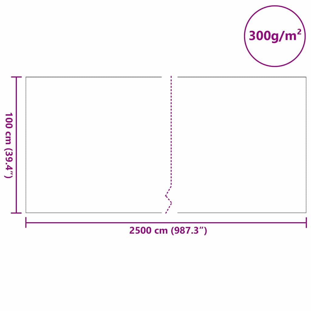 Pool Fleece Grau 1 x 25 m Polyester und Baumwolle