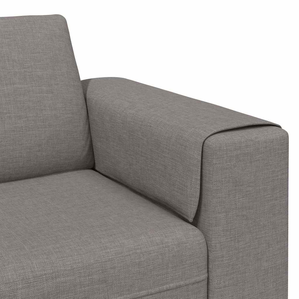 Sofa Set Taupe Stoff